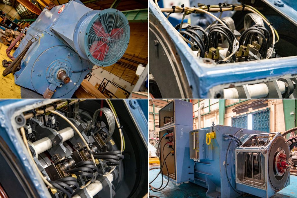 Images showing a turbine overhaul at Houghton International
