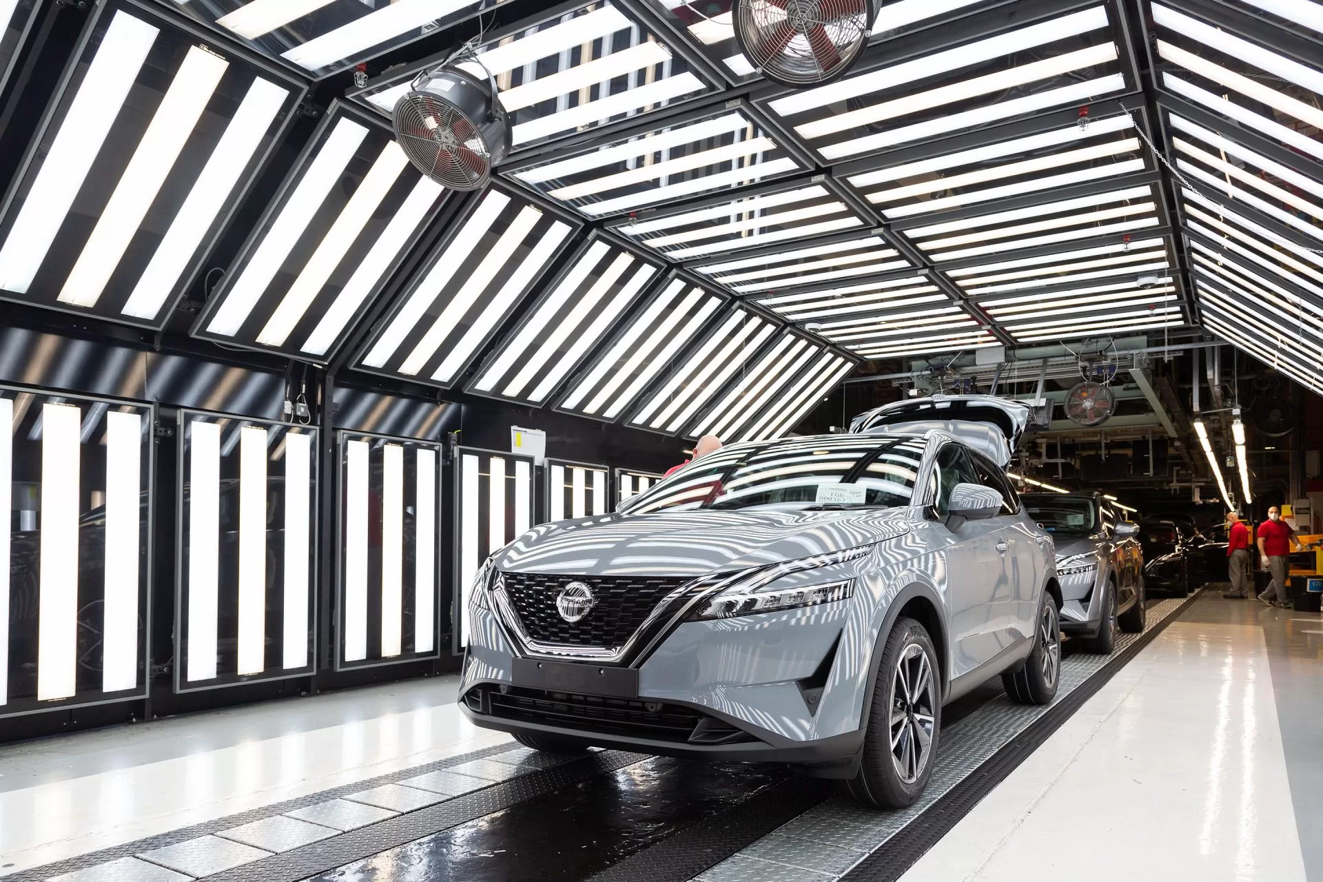 New Qashqai on the production line